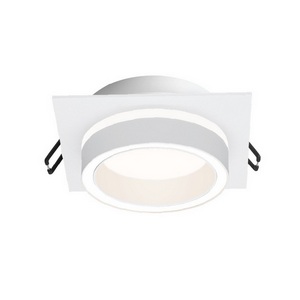 Изображение товара Потолочный светильник квадратный 20 вт под лампу GX53 белый Wolta Luce WDL-GX53/06W-S