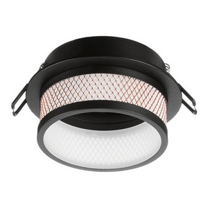 Изображение товара Встраиваемый светильник под лампу GX53 черный/золотой Wolta Rete WDL-GX53/12BG