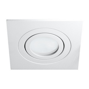 Изображение товара Потолочный светильник квадратный 20 вт под лампу MR11 с цоколем GU10 белый Wolta Alto Mini WDL-MR11/01W-S