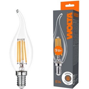 Изображение товара Светодиодная лампа FILAMENT 9Вт 4000K Е14 Wolta WF-CT35-9W4KE14