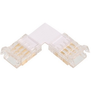 Изображение товара Коннектор Wolta WLS-4PIN-RGB-10MM-L угловой для ленты SMD RGB шириной 10мм