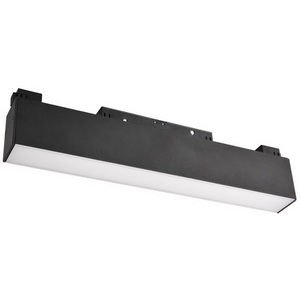 Изображение товара Трековый светодиодный светильник магнитный Wolta WMLY-12W/05B 12Вт 3000К 48В IP40 черный