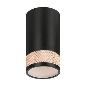 Изображение товара Точечный светильник накладной Wolta WSL-GU10/12BG под лампу GU10 Черный / золотой RETE