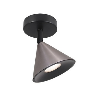 Изображение товара Спот Wolta WSL-GU10/S08CH под лампу GU10 Черный / Серый BELLO