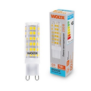 Изображение товара Светодиодная лампа 7Вт 6500K G9 Wolta WSTD-JCD-7W6KG9-C