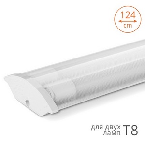 Изображение товара Потолочный светильник линейный Wolta WT82120-02 под светодиодные лампы T8 IP20