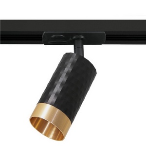 Изображение товара Трековый светильник однофазный Wolta WTL-GU10/10BG под лампу GU10 Черный / Золотой CELLA