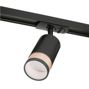 Изображение товара Трековый светильник однофазный Wolta WTL-GU10/12BG под лампу GU10 Черный / золотой RETE
