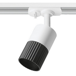 Изображение товара Трековый светильник однофазный Wolta WTL-GU10/18BW под лампу GU10 Черный / белый DUO