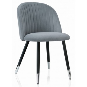 Изображение товара Стул без регулировки высоты на металлокаркасе Gabi gray / black