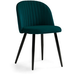 Изображение товара Стул для гостиной на металлокаркасе Gabi 1 green / black