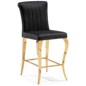 Изображение товара Полубарный стул Joan black / gold