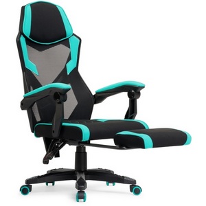 Изображение товара Кресло с механизмом топ-ган с подставкой для ног Brun tiffany / black