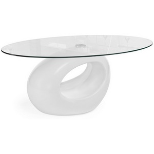 Изображение товара Журнальный столик Orfeo 110х60х43 white (овальная столешница)