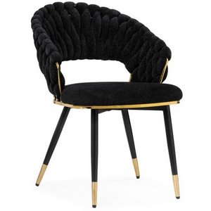 Изображение товара Стул на металлокаркасе Rakel black / gold