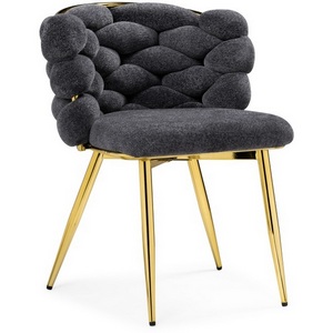 Изображение товара Стул на металлокаркасе Rendi gray / gold