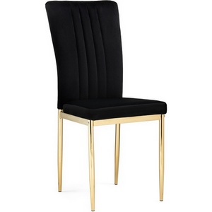 Изображение товара Стул на металлокаркасе Rek black / gold