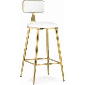 Изображение товара Барный стул Persi white / gold (Экокожа) арт.