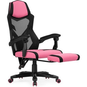 Изображение товара Кресло с механизмом топ-ган с подставкой для ног Brun pink / black