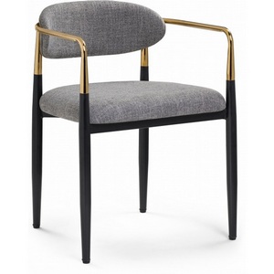 Изображение товара Стул на металлокаркасе Lord gray / black / gold