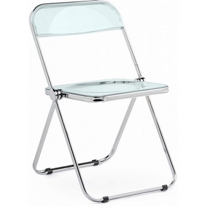 Изображение товара Пластиковый стул Fold складной clear gray-blue