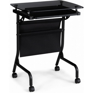 Изображение товара Компьютерный стол на колесах Riko (Riko 54х40х67 black) (прямоугольная столешница, 4 ножки)