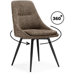 Изображение товара Обеденный стул Avian (Металл, Рогожка/Черный) арт.