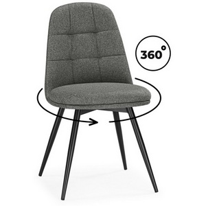 Изображение товара Обеденный стул Texas (Металл, Рогожка/Черный) арт.