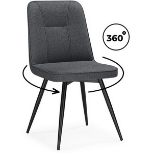 Изображение товара Стул с регулировкой высоты офисный Texas (металл, рогожка/черный)