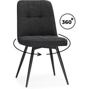 Изображение товара Обеденный стул Texas (Металл, Рогожка/Черный) арт.