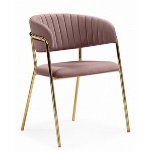 Изображение товара Обеденный стул Kamelia светло-фиолетовый / золотой
