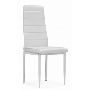 Изображение товара Обеденный стул DC2-001 искусственная кожа белый / белый