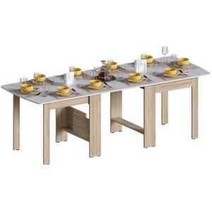 Изображение товара Стол-книжка подъемно-раскладной СтК7 дуб сонома (прямоугольная столешница)