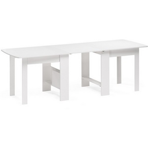 Изображение товара Стол-книжка подъемно-раскладной СтК7 белый (прямоугольная столешница)