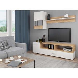 Изображение товара Готовая гостиная Алонсо (Алонсо белая / дуб золотой) арт.