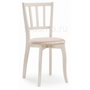 Изображение товара Деревянный стул Айра молочный / ромб