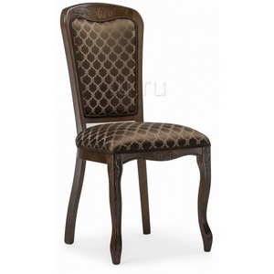 Изображение товара Деревянный стул для гостиной деревянный с высокой спинкой Клето орех / коричневый