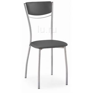 Изображение товара Стул на металлокаркасе Goki с мягкой спинкой серый полимер / светлый мусс