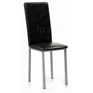 Изображение товара Стул для гостиной черный на металлокаркасе Bozanak черный крокодил / светлый мусс
