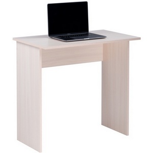 Изображение товара Стол письменный Kiwi дуб молочный (прямоугольная столешница, I I-образная опора)