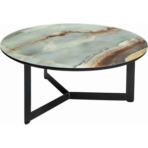 Изображение товара Журнальный столик Роб D-700 голубой мрамор (круглая столешница)