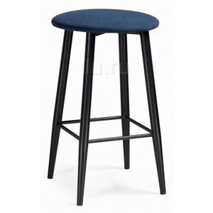 Изображение товара Полубарный стул Гангток темно-синий / черный матовый