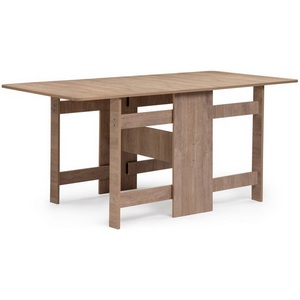 Изображение товара Стол-книжка подъемно-раскладной Йентель дуб баррик (прямоугольная столешница, 6 ножек)