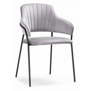Изображение товара Стул на металлокаркасе Инклес серый / черный глянец Изображение товара Стул на металлокаркасе Инклес серый / черный глянец