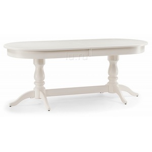 Изображение товара Стол вставка-бабочка на 10 персон Красидиано молочный (овальная столешница, 6 ножек)