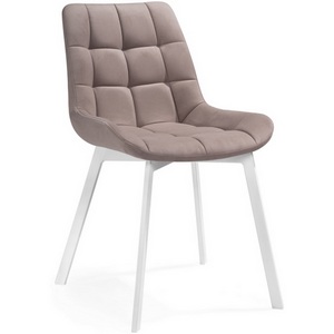 Изображение товара Стул Notta на металлокаркасе Челси белый / латте 489742