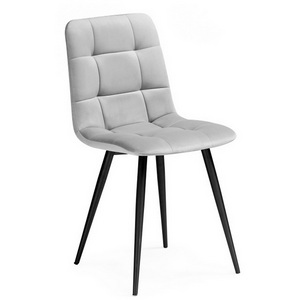 Изображение товара Стул Notta на металлокаркасе Чилли К светло-серый / черный 502073