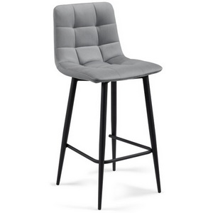 Изображение товара Полубарный стул Notta Чилли К темно-серый / черный 502079