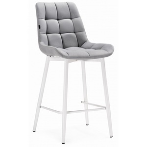 Изображение товара Полубарный стул Notta Алст К светло-серый / белый 502125