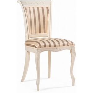 Изображение товара Деревянный стул Амбертин молочный / агата серая